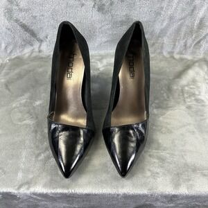 Moda Spana Heels Women's 10 Black Stiletto Pointed Toe